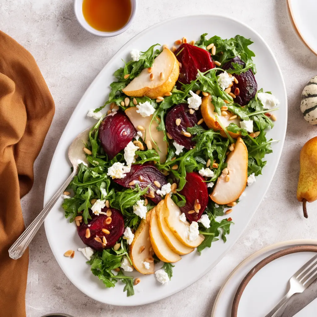 beet and goat cheese salad