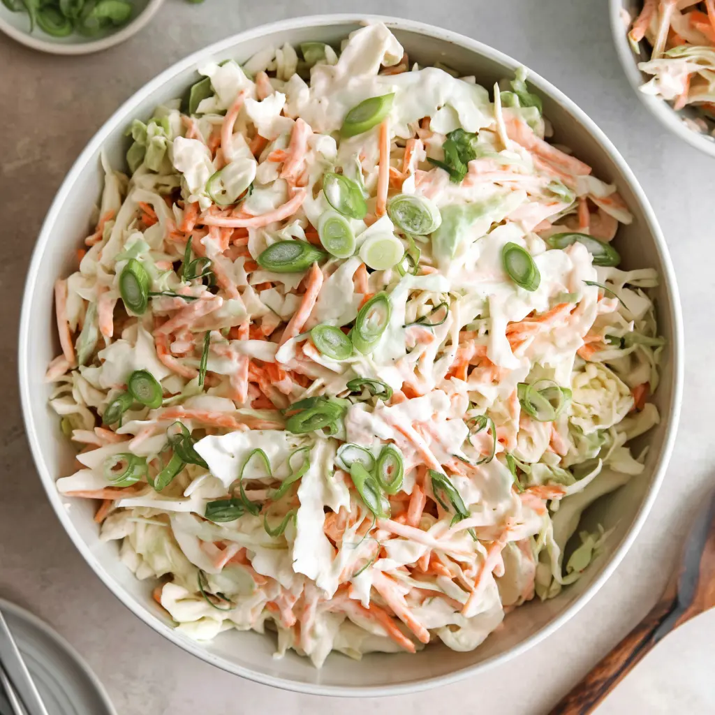 easy creamy coleslaw