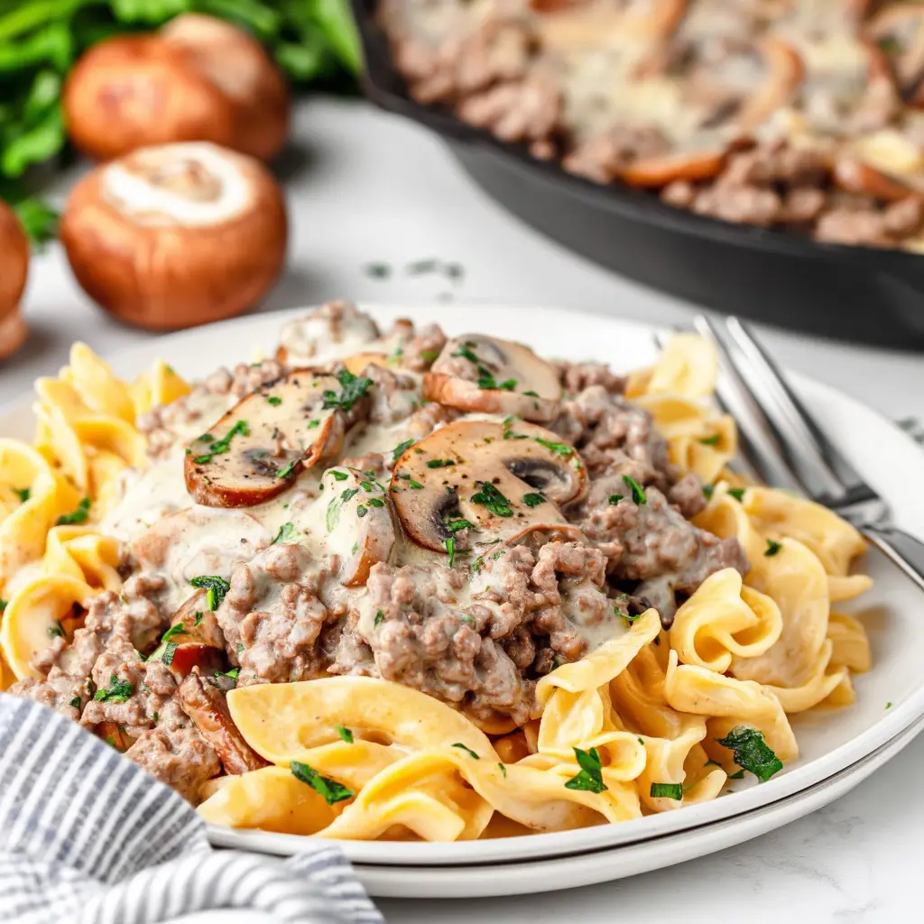 ground beef stroganoff
