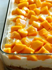 Peach Cream Cake for an Easy, Crowd-Pleasing Dessert