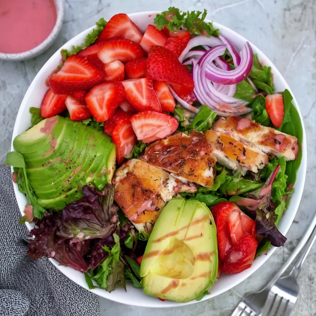 strawberry chicken salad