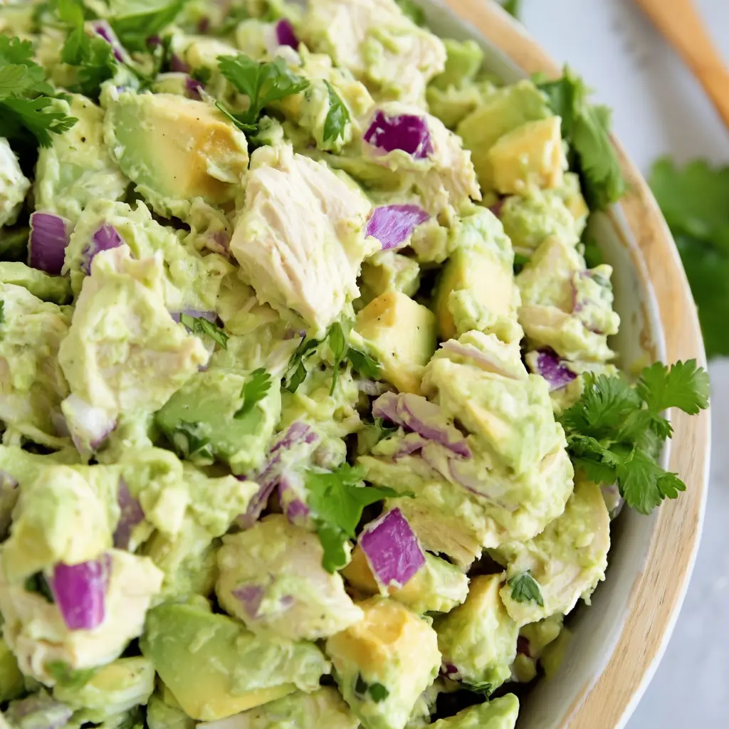 avocado chicken salad